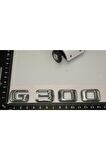 Benz G300 Bagaj Krom Metal 3m 3d Yazı Logo