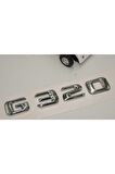 Benz G320 Bagaj Krom Metal 3m 3d Yazı Logo