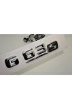 Benz G63s Bagaj Krom Metal 3m 3d Yazı Logo