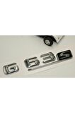 Benz G63s Bagaj Krom Metal 3m 3d Yazı Logo
