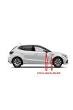 Seat Fr Ibiza Yan Aynalar Ve Çamurluk Yanı Damla Desen Bıçak Logo Arma Seti