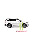 Kia Gt Line Sorento Yan Aynalar Ve Çamurluk Yanı Damla Desen Bıçak Logo Arma Seti