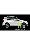 Dk M Performance X1 X2 X3 Yan Aynalar Ve Çamurluk Yanı Damla Desen Bıçak Logo Arma Bmw Ile Uyumlu