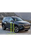 Hyundai N Line Tucson Yan Aynalar Ve Çamurluk Yanı Damla Desen Bıçak Logo Arma Seti