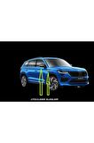 Skoda Vrs Kodiaq Yan Aynalar Ve Çamurluk Yanı Damla Desen Bıçak Logo Arma Seti