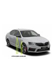Skoda Vrs Octavia Yan Aynalar Ve Çamurluk Yanı Damla Desen Bıçak Logo Arma Seti
