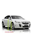 Opel Opc Insignia Yan Aynalar Ve Çamurluk Yanı Damla Desen Bıçak Logo Arma Seti