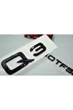 Audi Q3 40 Tfsi Parlak Siyah Abs 3m 3d Bagaj Yazı Logo Orjinal Ürün