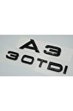 Audi A3 30 Tdi Parlak Siyah Abs 3m 3d Bagaj Yazı Logo Orjinal Ürün