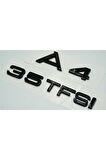 Audi A4 35 Tfsi Parlak Siyah Abs 3m 3d Bagaj Yazı Logo Orjinal Ürün