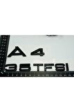 Audi A4 35 Tfsi Parlak Siyah Abs 3m 3d Bagaj Yazı Logo Orjinal Ürün