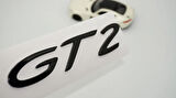 DK Tuning Porsche 911 GT2 Bagaj Siyah ABS Yazı Logo Amblem
