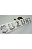 DK Suzuki Bagaj 3M 3D Krom ABS Yazı Logo Amblem 29x4 Cm Uyumlu