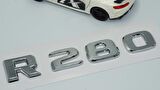 DK Tuning R 280 Bagaj Krom ABS 3M 3D Yazı Logo Benz İle Uyumlu