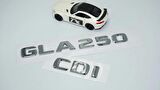 DK Tuning GLA 250 CDi Bagaj Krom ABS Yazı Logo Benz İle Uyumlu