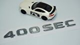 DK Tuning 400 SEC Bagaj Krom ABS 3M 3D Yazı Logo Benz İle Uyumlu