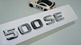 DK Tuning 500 SE Bagaj Krom ABS 3M 3D Yazı Logo Benz İle Uyumlu