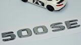 DK Tuning 500 SE Bagaj Krom ABS 3M 3D Yazı Logo Benz İle Uyumlu