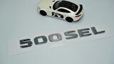 DK Tuning 500 SEL Bagaj Krom ABS 3M 3D Yazı Logo Benz İle Uyumlu