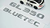 DK Tuning GL350 Bluetec Bagaj Krom ABS Yazı Logo Benz İle Uyumlu
