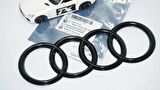DK Tuning Audi Bagaj 192mm Siyah Halka 3D Rozet Amblem Arma