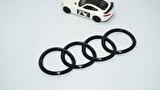 DK Tuning Audi Bagaj Oval 192mm Siyah Halka Rozet Amblem Arma