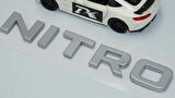 DK Tuning Dodge Nitro Bagaj Gri ABS 3M 3D Yazı Logo Amblem