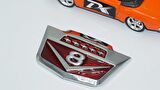 DK Tuning V8 Bagaj Yeni Versiyon Krom Metal Logo Amblem