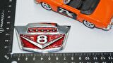 DK Tuning V8 Bagaj Yeni Versiyon Krom Metal Logo Amblem