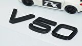 DK Tuning V50 Siyah ABS 3M 3D Bagaj Yazı Logo Volvo İle Uyumlu