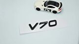 DK Tuning V70 Siyah ABS 3M 3D Bagaj Yazı Logo Volvo İle Uyumlu