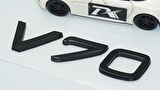 DK Tuning V70 Siyah ABS 3M 3D Bagaj Yazı Logo Volvo İle Uyumlu