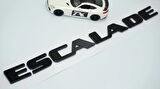 DK Tuning Escalade Bagaj Siyah Yazı Logo Cadillac İle Uyumlu
