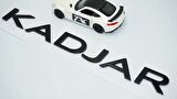 DK Tuning Kadjar Siyah ABS 3M Bagaj Yazı Logo Renault İle Uyumlu