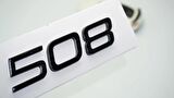 DK Tuning Peugeot 508 Ön Kaput 2022+ Parlak Siyah ABS Logo Amblem