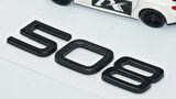 DK Tuning Peugeot 508 Ön Kaput 2022+ Parlak Siyah ABS Logo Amblem
