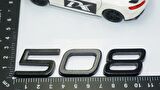 DK Tuning Peugeot 508 Ön Kaput 2022+ Parlak Siyah ABS Logo Amblem