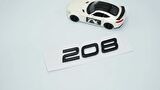 DK Tuning Peugeot 208 Ön Kaput 2022+ Parlak Siyah ABS Logo Amblem