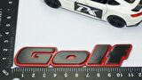 DK Tuning Golf MK2 MK3 Bagaj Siyah Kırmızı Yazı Logo Volkswagen İle Uyumlu