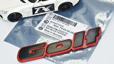 DK Tuning Golf MK2 MK3 Bagaj Siyah Kırmızı Yazı Logo Volkswagen İle Uyumlu