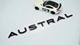 DK Tuning Austral Siyah ABS 3M Bagaj Yazı Logo Renault İle Uyumlu