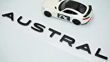 DK Tuning Austral Siyah ABS 3M Bagaj Yazı Logo Renault İle Uyumlu