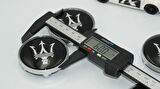 DK Tuning Maserati Siyah Jant Göbeği Kapak Seti 60mm