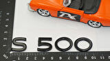 DK Tuning S500 Maybach Bagaj Siyah ABS Yazı Logo Arma