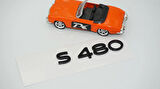 DK Tuning S480 Maybach Bagaj Siyah ABS Yazı Logo Arma