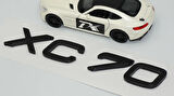 DK Tuning XC70 Siyah ABS Bagaj Yazı Logo Volvo İle Uyumlu