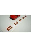 Seat Leon Cupra Bakır Renk 3m 3d Bagaj Yazı Logo Orjinal Ürün