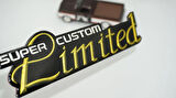 DK Tuning Süper Custom Limited Body Plaka 3M Metal Logo Arma