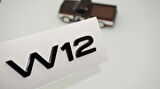 DK Tuning A8 D3 03-17 W12 Siyah Logo Amblem Arma Audi ile Uyumlu