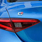 DK Tuning Alfa Romeo Q2 Kırmızı Gri Bagaj Logo Arma